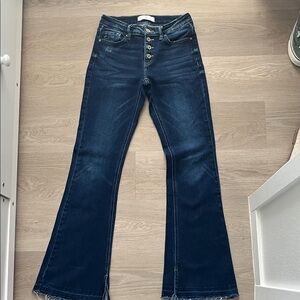 KanCan Deep Indigo Flare Jeans